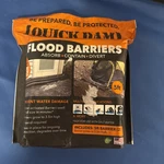 Quick Dam QD65-2 Water Activated Flood Barrier Ft 2-PACK New. Fixed Price $15.99.