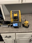 Topcon Gtv 605 Robotic Total Station With Tablet And RC-5. Fixed Price $15000.00.