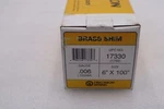 Precision Brand 17330 Shim Stock Roll Brass 0.0060 In Length: 100" #024-A. Fixed Price $35.00.
