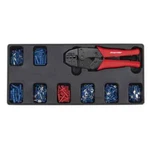 Sealey Tool Tray With Ratchet Crimper & 325 Assorted Insulated Terminal Set G.... Fixed Price $142.23.