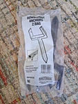 Amerimax Home Products 85210 Downspout Anchor, 2-PACK, New Black. Fixed Price $15.00.