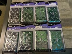 Lot Of 8 Amerelle 1 Toggle Wall Plate Garage Diamond Chrome #955T - New Sealed. Fixed Price $40.00.