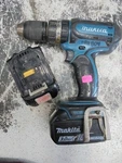 Makita BHP452 18V Speed 1/2" Hammer Drill Driver W/ 3.0 Ah Batteries Steel. Fixed Price $74.99.