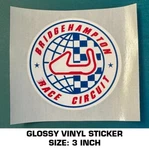 Bridgehampton Race Circuit Glossy Vinyl Decal Sticker Track-vintage Scca. Fixed Price $5.77.