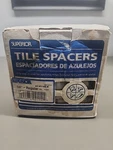 Superior Tile Spacer 1/4" Regular 550 Pieces 81-P14-B. Fixed Price $23.00.