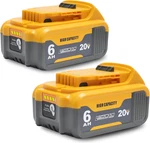 6.0AH Battery 20V Max For Dewalt DCB208 DCB207 DCB206 DCB204 DCB203 DCB201. Fixed Price $70.90.
