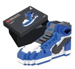 Small Jordan Shoe Building Blocks/construction Bricks/ Puzzles/ Toy/ Blue &white. Fixed Price $23.27.