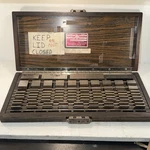 Vintage Starrett Webber Model SCS81A Grade 3-2 Gage Block Set Pieces 4/29/73. Fixed Price $264.80.
