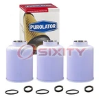 3 Pc Purolator Fuel Filters For XF54675 TP1242 PS6628 PFB54675 PF4675 Xh. Fixed Price $40.98.
