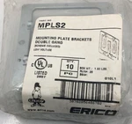 Box Of 25 MPLS2 Erico Mounting Plate Brackets Double Gang Screws Included Low. Fixed Price $36.99.