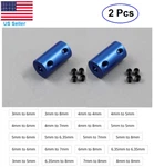2 Pcs Aluminum Blue Shaft Coupling Rigid Coupler Motor Connector Cnc Diy. Fixed Price $8.00.