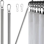 Greeily Pull Wand Drapery Rod For Curtains 2 Pack Adjustable. Fixed Price $25.67.