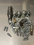 Lots Of Air Hose And Hydraulic Make Female Connectors Fittings Seals Some Cat. Fixed Price $20.99.