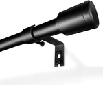 Adjustable Curtain Rod 30 90 Inch Heavy Duty Iron Black For Windows. Fixed Price $13.95.