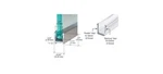 Crl DUC38BN Brushed Nickel Dry Glaze U-channel With Vinyl 95" Stock Length. Fixed Price $72.70.