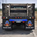 Yosemite Sam Tractor Trailer Rig Back Off Truck 24"X30". Fixed Price $233.99.