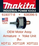 Makita 619377-8 Oem Armature (rotor) + 638396-5 Yoke For 18V XDT11R XDT111. Fixed Price $29.95.