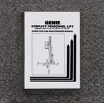 Genie PLC36 Compact Personnel Lift Operator Owner User Manual. Fixed Price $104.49.