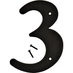 30203 Hy-ko 6 In. Black Gloss House Number Three. Fixed Price $40.49.