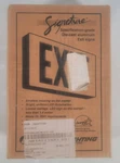 Lithonia Signature Die-cast Aluminum Exits With Led Lamps Stencil Face Double. Fixed Price $275.00.