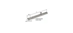 Crl H3758B 9/16" Spiral Balance Pivot Bar - Bulk Pack Of 25. Fixed Price $39.75.