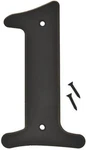 New Hy-ko 30201 Lot Of (5) Black Plastic Large 6" House Numbers # Sale 6055545. Fixed Price $9.95.