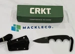 Crkt Minimalist 2384K Drop Point Fixed Blade Neck Knife 2" Sheath Folts Design. Fixed Price $44.95.