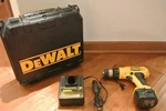 Dewalt DW972 12V Cordless Drill Hard Shell Case Charger Battery DW9106. Fixed Price $99.99.