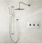 Signature Hardware 380000 Tosca Thermostatic Shower System Rainfall Head. Fixed Price $535.00.