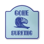 Gone Surfing -sign Plastic Beach Decor Surfboard Boogie. Fixed Price $25.99.