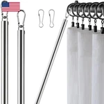Greeily Pull Wand Drapery Rod For Curtains 2 Pack Adjustable. Fixed Price $22.91.