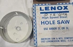 Lenox 3027676CT Carbide Tipped Holesaw, 4-3/4-INCH Or 121MM. Fixed Price $18.04.