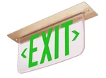 Dual Lite Lecsgxwe Recessed Edge-lit Led Exit Sign Green. Fixed Price $219.99.