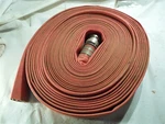 Goodyear Spiraflex Red 2" Id Flame Resistant Discharge Hose 100FT, One Fitting. Fixed Price $115.00.