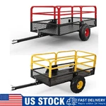 Dump Trailer Tow Behind Cart 1600LBS 22 Cu. Ft Garden Atv Utility Yard. Fixed Price $313.49.