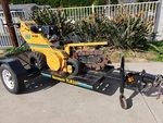 Vermeer Walk Behind Trencher Model # V-1150 With 1999 Trailer TLR-20. Fixed Price $9500.00.
