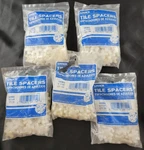 Tile Spacers 1/4IN Superior 81-P14B Flooring Tools Lot Of 5 Bags. Fixed Price $19.87.