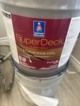 Sherwin-williams Superdeck Semi-transparent Oil-based Wood Stain Tint 4 G. Fixed Price $50.00.