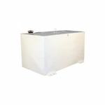 New! Better Built Heavy Duty Steel Transfer Tank, 100 Gal. Rectangle White!!. Fixed Price $1639.95.