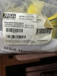 New Msa 10072479 Workman Standard Full Body Harness W/ Lanyard Riggers Vest Safe. Fixed Price $40.00.