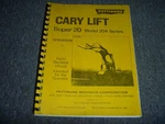 Pettibone Cary Super Model 204 Series Forklift Owner Operator Manual Xz. Fixed Price $146.24.