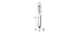 Crl FH2930 29" Tubular Spiral Tilt Window Balance Blue Bushing. Fixed Price $11.44.