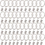 44 Pack Curtain Rings With Clips, Window Hooks Hangers. Fixed Price $10.91.