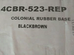 New Burke Profiles Designer Rubber Wall Base Type Tp Colonial 1/4 Black Brown. Fixed Price $99.99.