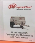 Ingersoll Rand P185WJD Air Compressor Manual. Fixed Price $85.00.