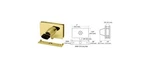 Crl EH100KA Brass Square Plunger Lock With Strike - Keyed Alike. Fixed Price $67.12.
