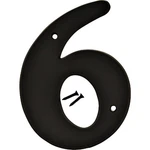 30206 Hy-ko In. Black Gloss House Number Six. Fixed Price $39.81.