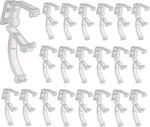 Blulu 20 Pcs Inch Clear Valance Clips Hidden Window Mini Blind For Wood. Fixed Price $12.60.