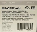 Lutron Ms OPS2 Wh Maestro Occupancy Sensor Switch 150 Watt Led 250 Inc/hal. Fixed Price $18.00.