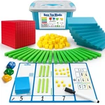 Juggpeng Base Ten For Math, Place Value Blocks, 10 Manipulative. Fixed Price $36.33.